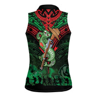 New Zealand ANZAC Day Women Sleeveless Polo Shirt Aotearoa Hei Tiki