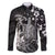 Hawaii King Kamehameha Day Family Matching Tank Maxi Dress and Hawaiian Shirt Polynesian Pattern Mix Hibiscus Black