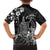 Hawaii King Kamehameha Day Hawaiian Shirt Polynesian Pattern Mix Hibiscus Black