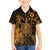 Hawaii King Kamehameha Day Hawaiian Shirt Polynesian Pattern Mix Hibiscus Gold