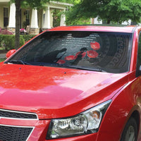 Cook Islands ANZAC Day Auto Sun Shade Soldier Silhouette Remembrance