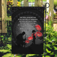 Cook Islands ANZAC Day Garden Flag Soldier Silhouette Remembrance
