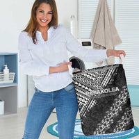 Hawaii Papakolea Born And Raised Laundry Basket Hawaiian Tribal Pattern