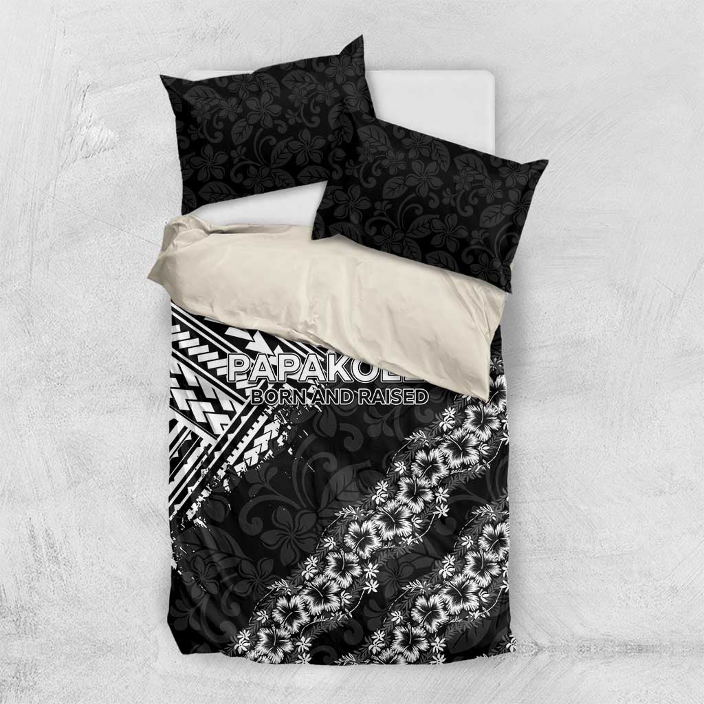 Hawaii Papakolea Born And Raised Bedding Set Hawaiian Tribal Pattern