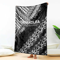 Hawaii Papakolea Born And Raised Blanket Hawaiian Tribal Pattern