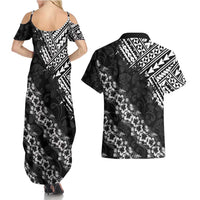 Hawaii Papakolea Born And Raised Couples Matching Summer Maxi Dress and Hawaiian Shirt Hawaiian Tribal Pattern
