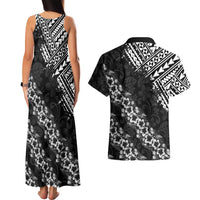 Hawaii Papakolea Born And Raised Couples Matching Tank Maxi Dress and Hawaiian Shirt Hawaiian Tribal Pattern