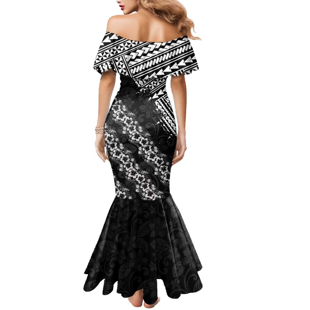 Hawaii Papakolea Born And Raised Family Matching Mermaid Dress and Hawaiian Shirt Hawaiian Tribal Pattern LT05 - Polynesian Pride