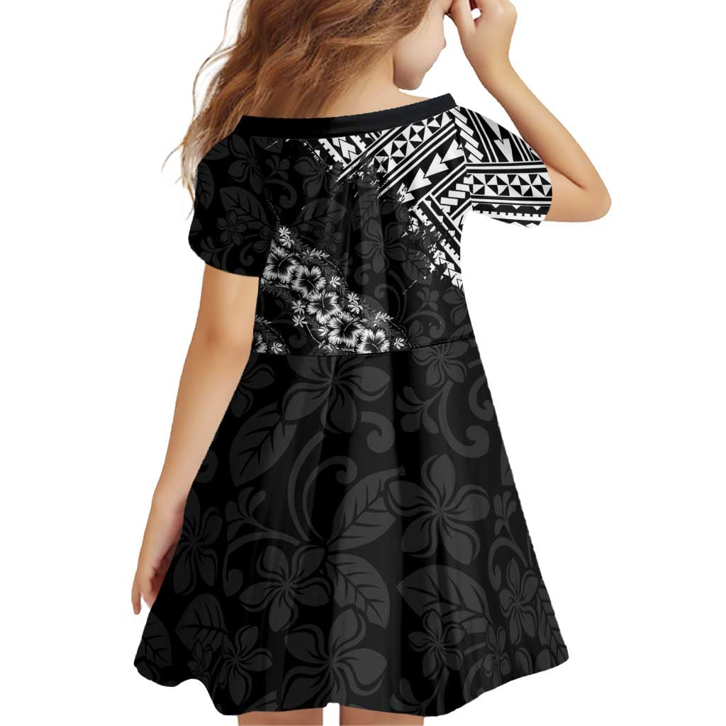 Hawaii Papakolea Born And Raised Family Matching Off Shoulder Short Dress and Hawaiian Shirt Hawaiian Tribal Pattern
