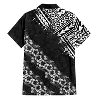 Hawaii Papakolea Born And Raised Family Matching Off Shoulder Short Dress and Hawaiian Shirt Hawaiian Tribal Pattern