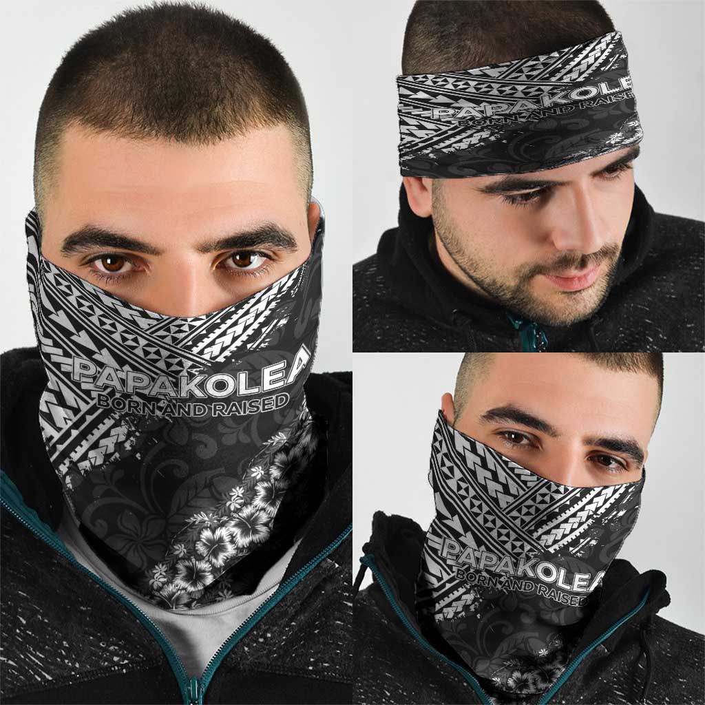 Hawaii Papakolea Born And Raised Neck Gaiter Hawaiian Tribal Pattern