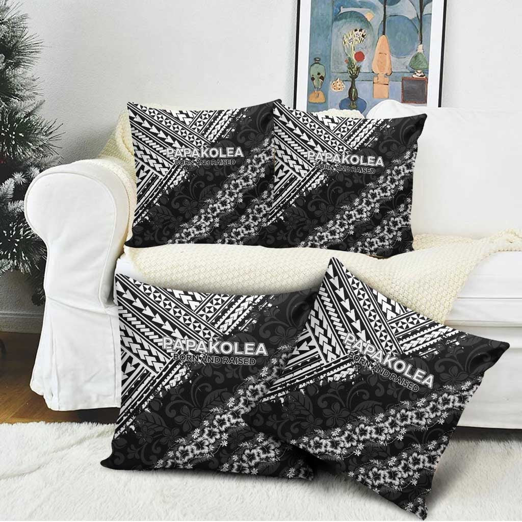Hawaii Papakolea Born And Raised Pillow Cover Hawaiian Tribal Pattern
