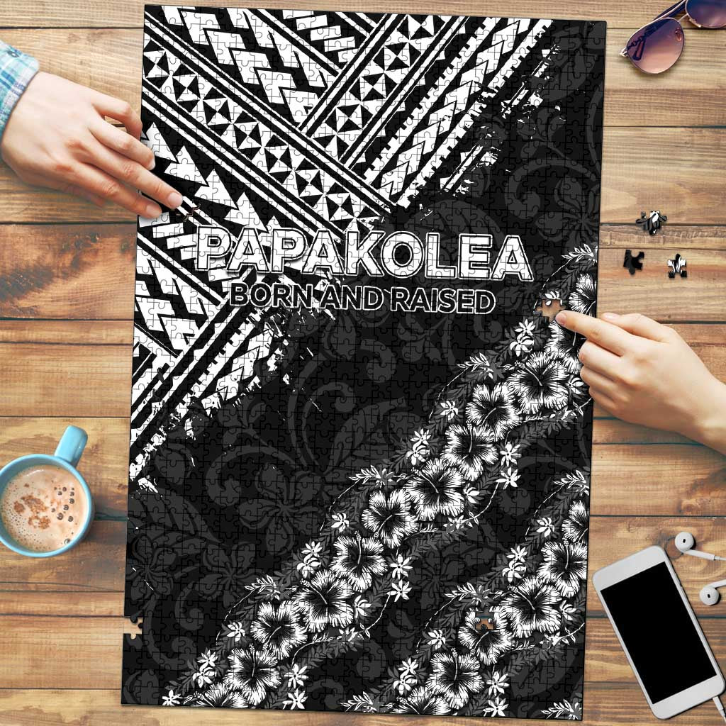 Hawaii Papakolea Born And Raised Puzzle Hawaiian Tribal Pattern