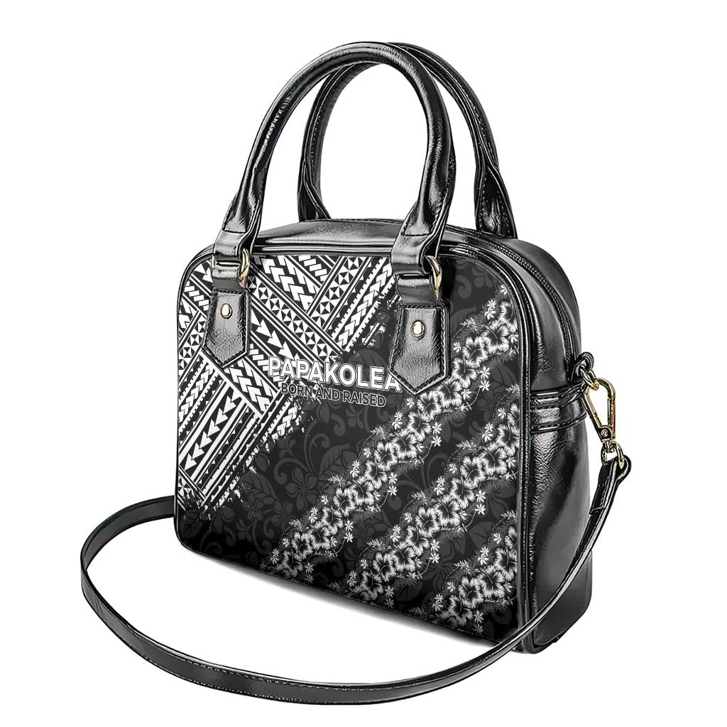 Hawaii Papakolea Born And Raised Shoulder Handbag Hawaiian Tribal Pattern