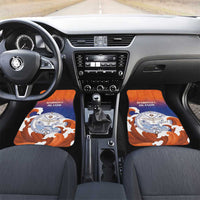 Marshall Islands Fishermen's Day Car Mats It's Fishing Time