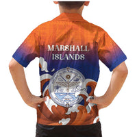 Marshall Islands Fishermen's Day Family Matching Mermaid Dress and Hawaiian Shirt It's Fishing Time LT05 - Polynesian Pride