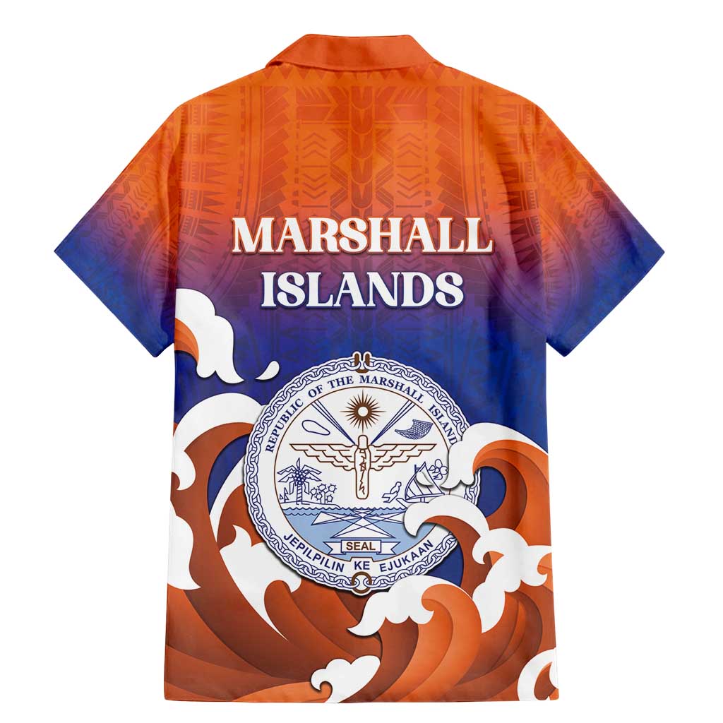 Marshall Islands Fishermen's Day Family Matching Mermaid Dress and Hawaiian Shirt It's Fishing Time LT05 - Polynesian Pride