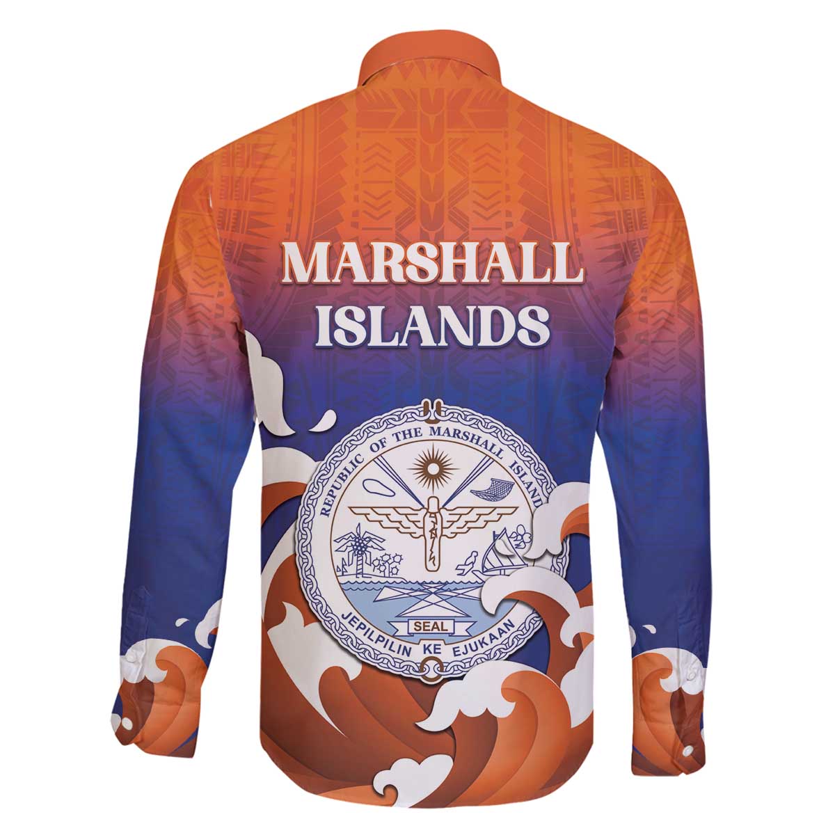 Marshall Islands Fishermen's Day Family Matching Puletasi and Hawaiian Shirt It's Fishing Time LT05 - Polynesian Pride