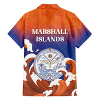 Marshall Islands Fishermen's Day Family Matching Short Sleeve Bodycon Dress and Hawaiian Shirt It's Fishing Time LT05 - Polynesian Pride