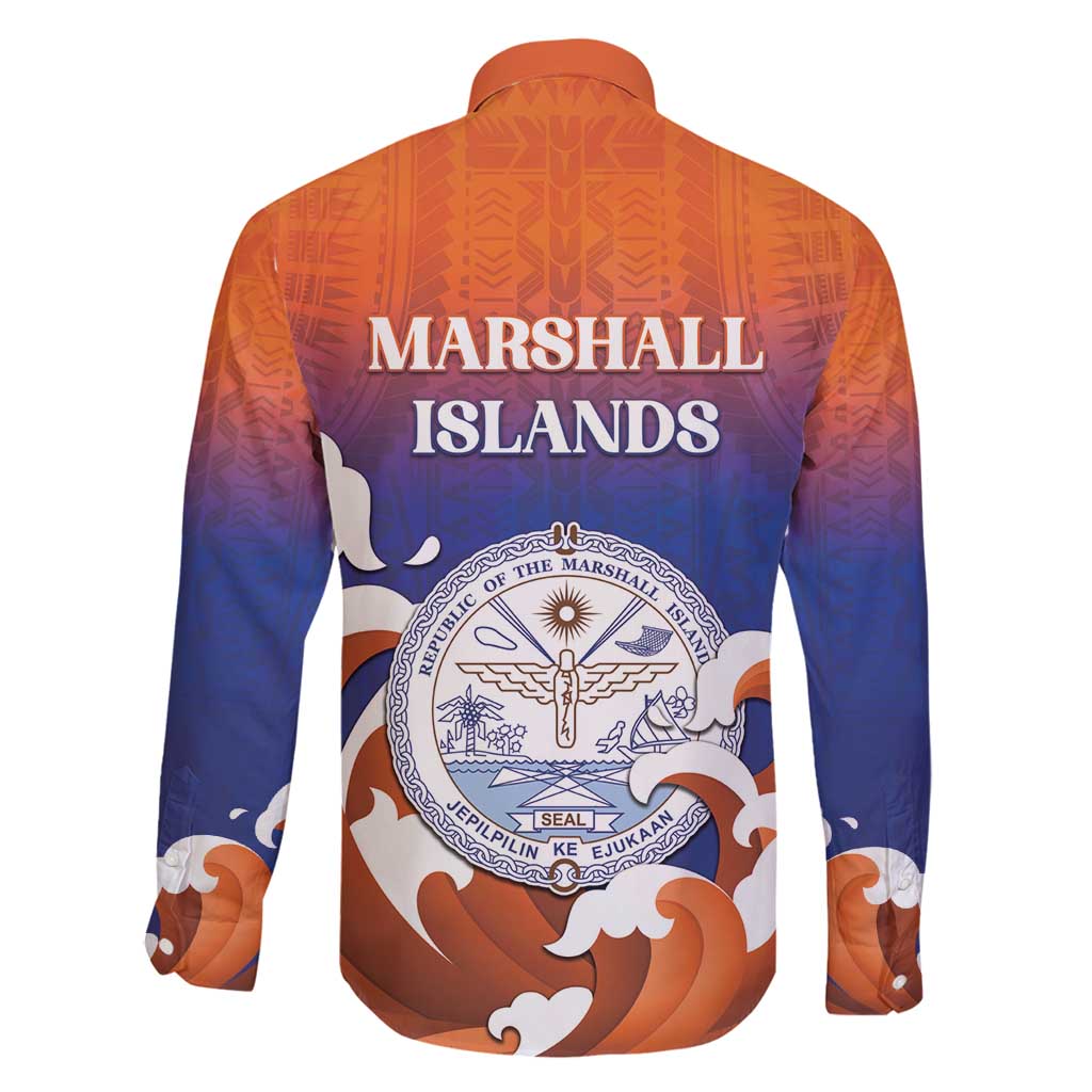 Marshall Islands Fishermen's Day Family Matching Summer Maxi Dress and Hawaiian Shirt It's Fishing Time LT05 - Polynesian Pride