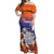 Marshall Islands Fishermen's Day Off Shoulder Maxi Dress It's Fishing Time