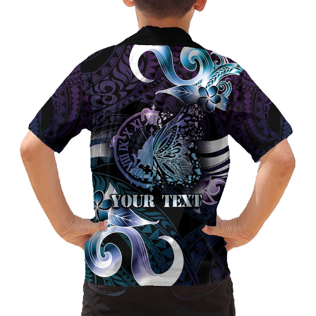 Personalised Polynesia Suicide Prevention Awareness Family Matching Long Sleeve Bodycon Dress and Hawaiian Shirt No Story Should End Too Soon LT05 - Polynesian Pride