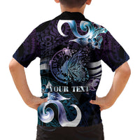 Personalised Polynesia Suicide Prevention Awareness Family Matching Off The Shoulder Long Sleeve Dress and Hawaiian Shirt No Story Should End Too Soon LT05 - Polynesian Pride
