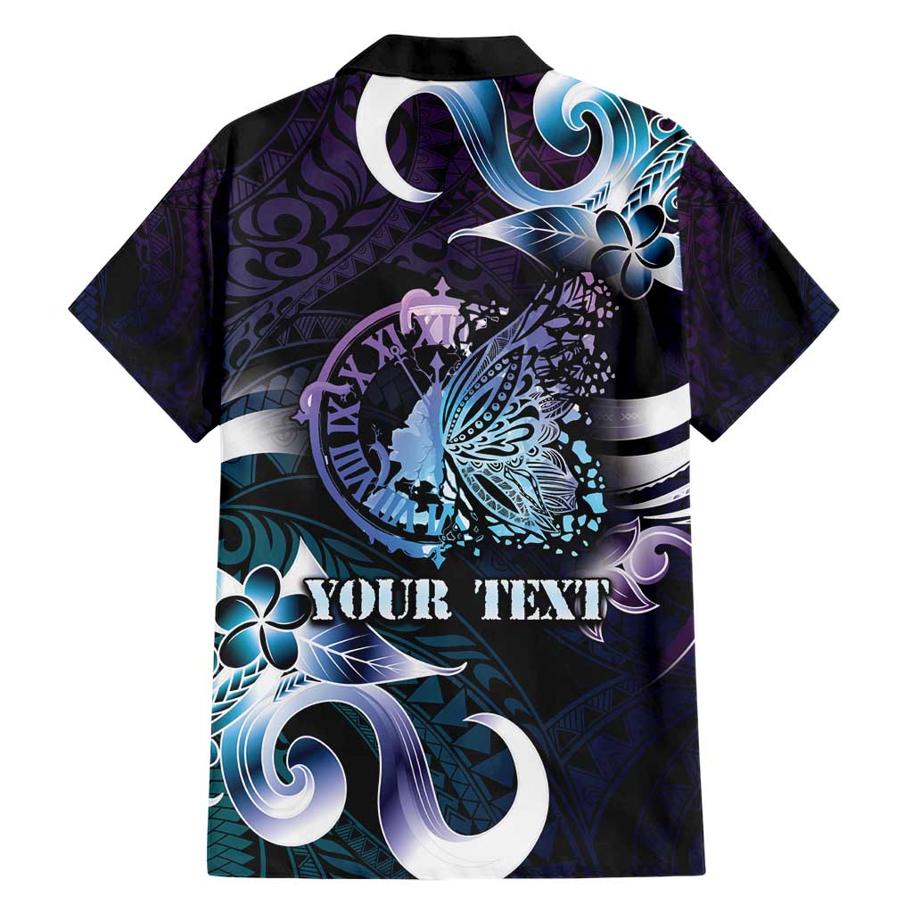 Personalised Polynesia Suicide Prevention Awareness Family Matching Short Sleeve Bodycon Dress and Hawaiian Shirt No Story Should End Too Soon LT05 - Polynesian Pride