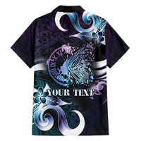 Personalised Polynesia Suicide Prevention Awareness Family Matching Short Sleeve Bodycon Dress and Hawaiian Shirt No Story Should End Too Soon LT05 - Polynesian Pride