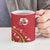 Papua New Guinea 50th Independence Anniversary Ceramic Mug Special Style Red Version - Polynesian Pride