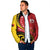 Papua New Guinea 50th Independence Anniversary Padded Jacket Special Style Red Version - Polynesian Pride