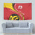 Papua New Guinea 50th Independence Anniversary Tapestry Special Style Red Version - Polynesian Pride