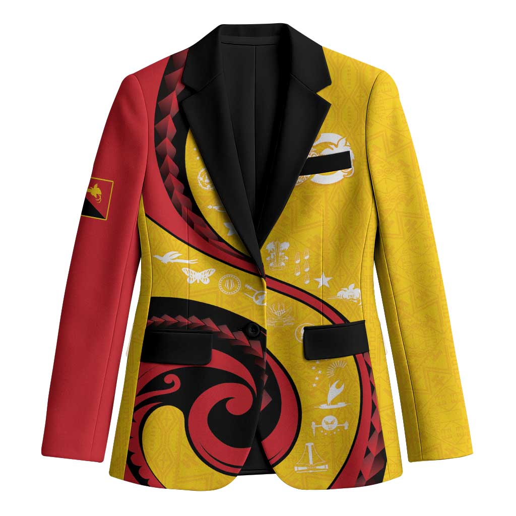 Papua New Guinea 50th Independence Anniversary Blazer Special Style Yellow Version - Polynesian Pride