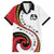 Papua New Guinea 50th Independence Anniversary Family Matching Off Shoulder Maxi Dress and Hawaiian Shirt Special Style White Version - Polynesian Pride