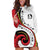 Papua New Guinea 50th Independence Anniversary Hoodie Dress Special Style White Version - Polynesian Pride