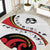Papua New Guinea 50th Independence Anniversary Round Carpet Special Style White Version - Polynesian Pride