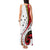 Papua New Guinea 50th Independence Anniversary Tank Maxi Dress Special Style White Version - Polynesian Pride