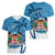 Personalized Fiji Women V Neck T Shirt Coat Of Arms Tagimoucia With Fijian Tapa Pattern LT05 - Polynesian Pride