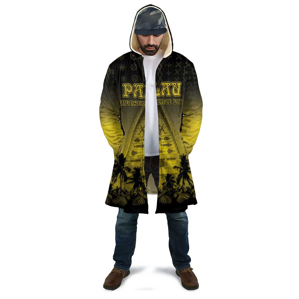 Personalised Palau Independence Day Cloak Palauan Tattoo Pattern - Polynesian Pride