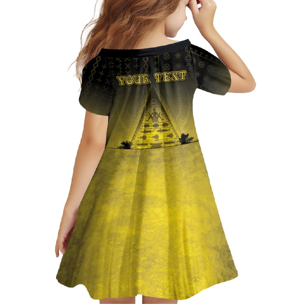 Personalised Palau Independence Day Family Matching Summer Maxi Dress and Hawaiian Shirt Palauan Tattoo Pattern - Polynesian Pride