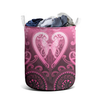 Aotearoa Breast Cancer Laundry Basket Maori Tribal Pattern LT05 - Polynesian Pride