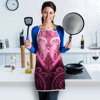 Aotearoa Breast Cancer Apron Maori Tribal Pattern LT05 - Polynesian Pride