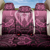 Aotearoa Breast Cancer Back Car Seat Cover Maori Tribal Pattern LT05 One Size Pink - Polynesian Pride