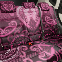Aotearoa Breast Cancer Back Car Seat Cover Maori Tribal Pattern LT05 - Polynesian Pride