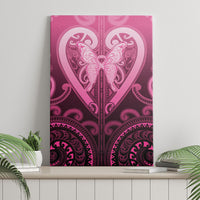 Aotearoa Breast Cancer Canvas Wall Art Maori Tribal Pattern LT05 - Polynesian Pride