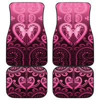 Aotearoa Breast Cancer Car Mats Maori Tribal Pattern LT05 - Polynesian Pride