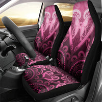 Aotearoa Breast Cancer Car Seat Cover Maori Tribal Pattern LT05 - Polynesian Pride