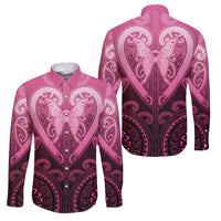 Aotearoa Breast Cancer Family Matching Mermaid Dress and Hawaiian Shirt Maori Tribal Pattern