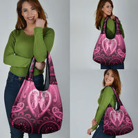 Aotearoa Breast Cancer Grocery Bag Maori Tribal Pattern LT05 - Polynesian Pride