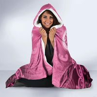 Aotearoa Breast Cancer Hooded Blanket Maori Tribal Pattern LT05 - Polynesian Pride